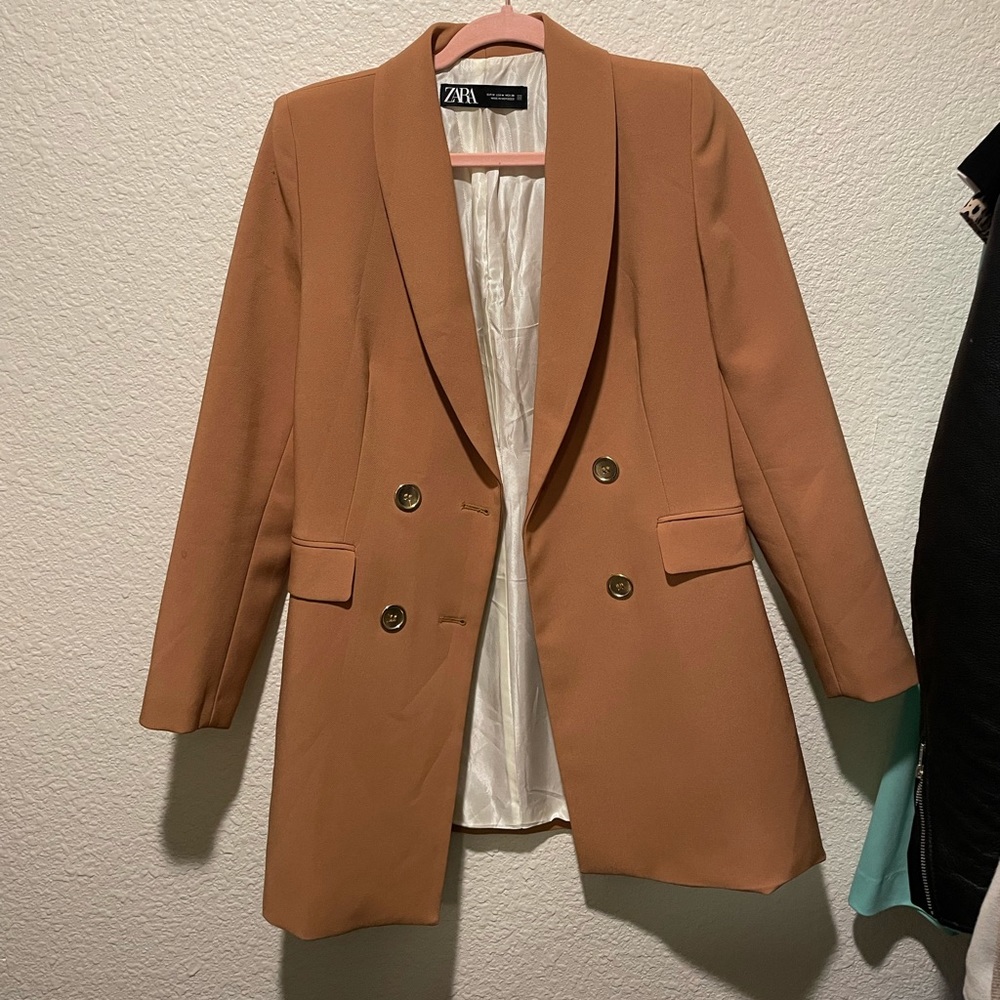Zara camel blazer
